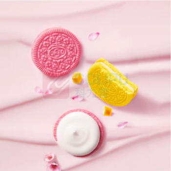 奥利奥 Oreo 杨枝甘露桃花米酿粉夹心饼干 蛋糕烘焙 多种味道随机发货 克重(194g/包) 