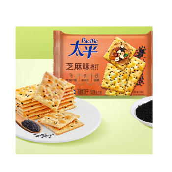 太平 Pacific 梳打饼干 芝麻味 100g/袋 24袋/箱