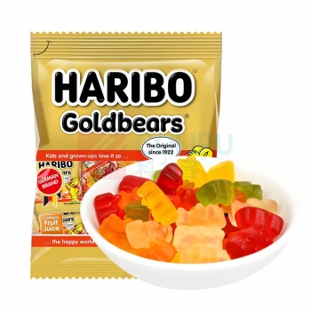 哈瑞宝 土耳其进口橡皮糖 金熊200g 分享装