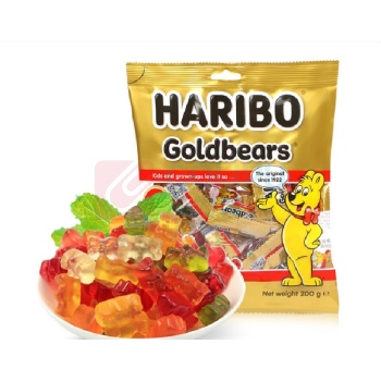 哈瑞宝 土耳其进口橡皮糖 金熊200g 分享装