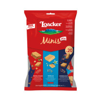 莱家 LOACKER 迷你威化饼干 混合味 200g/袋 6袋/箱