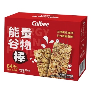 卡乐比 CALBEE (Calbee)能量谷物棒 180g 18g*10支 10盒/箱 独立小包装