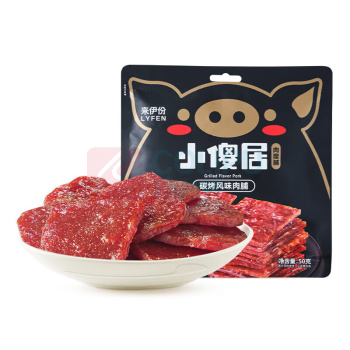 来伊份 小傻居碳烤风味肉脯 50g