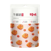 百草味 牛板筋 烧烤味 125g/袋