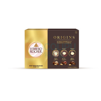 费列罗 榛果威化黑巧克力制品24粒装 300g/盒 24粒/盒