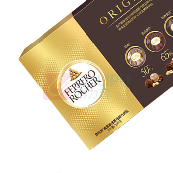 费列罗 榛果威化黑巧克力制品24粒装 300g/盒 24粒/盒