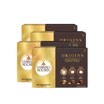 费列罗 榛果威化黑巧克力制品24粒装 300g/盒 24粒/盒