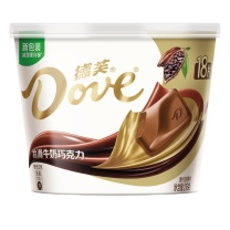 德芙 牛奶碗装 216g/盒 24盒/箱