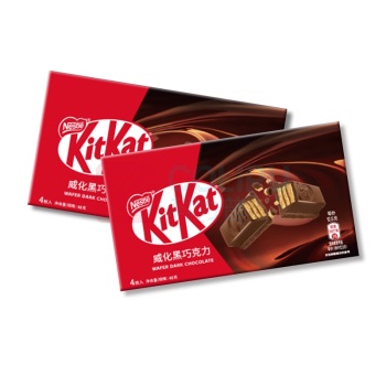 雀巢 Nestle 奇巧威化黑巧克力随享 4枚*8小盒/组