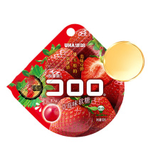 悠哈 UHA 爆浆果汁 酷露露软糖 草莓 52g/袋 72袋/箱