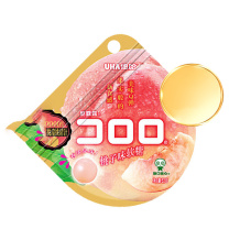 悠哈 UHA 爆浆果汁 酷露露软糖 桃子味 52g/袋 72袋/箱