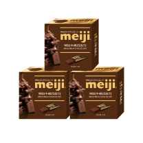 明治 MEIJI 牛奶巧克力 盒装 75克*3盒