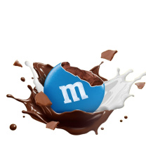 玛氏 M&M's 花生牛奶 巧克力豆 40g*10袋