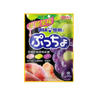 悠哈 UHA 普超什锦果味软糖 桃子味+白葡萄味+葡萄味 90g/袋