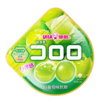悠哈 UHA 爆浆果汁 酷露露软糖 白葡萄 52g/袋 72袋/箱