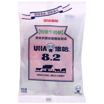 悠哈 UHA 特浓牛奶糖 120g/袋 24袋/箱