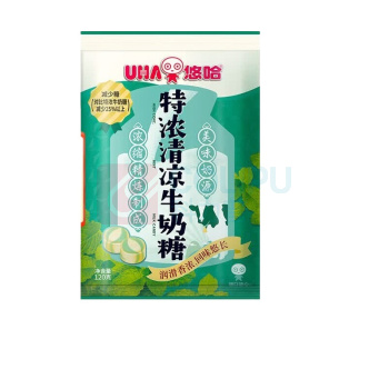 悠哈 UHA 特浓清凉牛奶糖 120g/袋 24袋/箱 (新老包装随机发货)