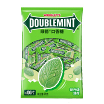 绿箭 DOUBLEMINT 口香糖 270g/袋 100片/袋 16袋/箱