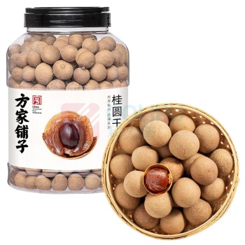 方家铺子 桂圆干 1kg 6A中大果, 约25mm