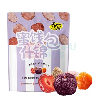 天喔 TENWOW 蜜饯什锦包 500g/袋 77枚/袋 10袋/箱