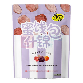 天喔 TENWOW 蜜饯什锦包 500g/袋 77枚/袋 10袋/箱