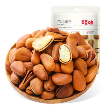 百草味 东北松子 原味 100g/袋