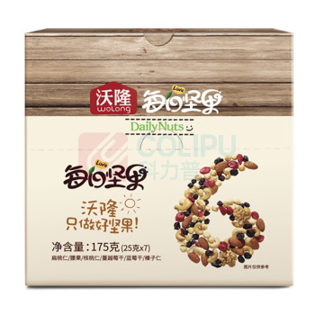 沃隆 WoLong 每日坚果(A) 盒装 175g(25g*7)