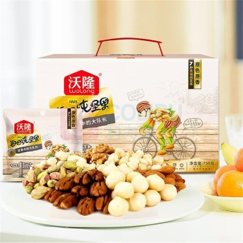沃隆 WoLong 纯坚果每日坚果 750g/30袋
