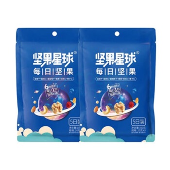 沃隆 WoLong 坚果星球 每日坚果 100g*2袋