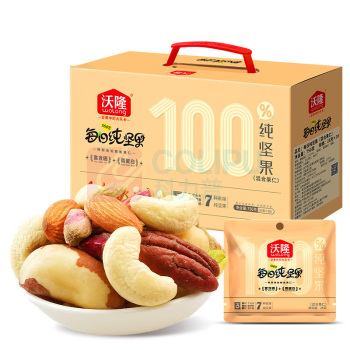 沃隆 WoLong 含鲍鱼果仁每日坚果 750g/箱