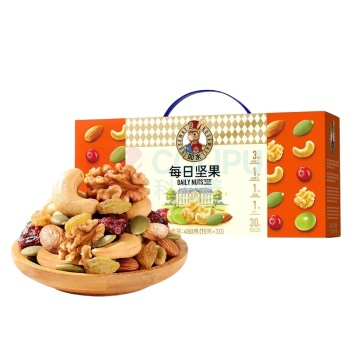 如水 每日坚果快乐版 450g 15g*30