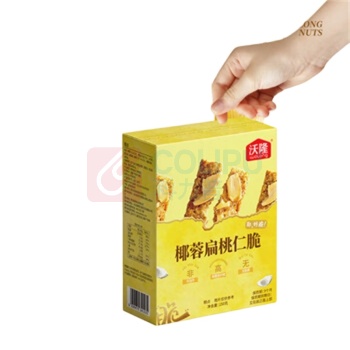 沃隆 WoLong 椰蓉扁桃仁坚果脆 150g/盒 6g*25小包/盒