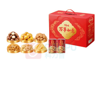 百草味 坚果零食礼盒 1035g (万事如意)