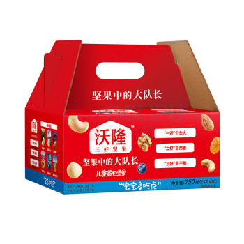 沃隆 WoLong 每日坚果-学生儿童款 750g/盒 30袋/盒