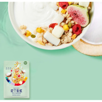 五谷磨房 椰香莓莓水果燕麦片 380g  吃个彩虹水果麦片风味酸奶坚果麦片即食零食代餐