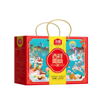 沃隆 WoLong 吉祥如意礼 坚果 1.05kg 