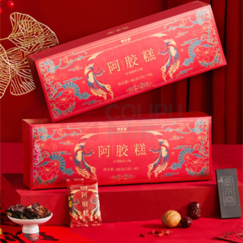 固本堂 红枣枸杞阿胶糕礼盒 200g*2