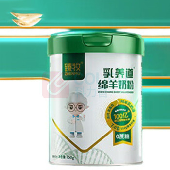 臻牧 乳养道羊奶粉 无蔗糖高钙成人中老年 750g*2罐