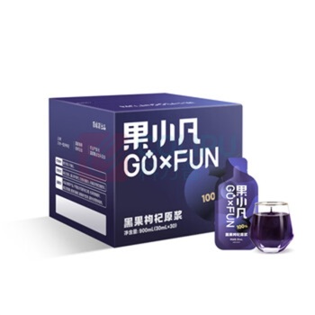百瑞源 果小凡黑枸杞原浆礼盒 900ml