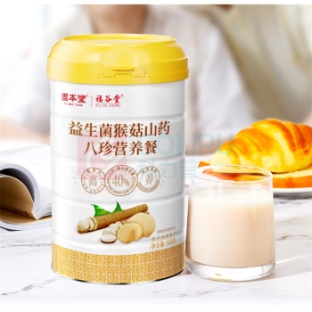 固本堂 益生菌铁棍山药猴头菇营养餐 1kg (500克*2)