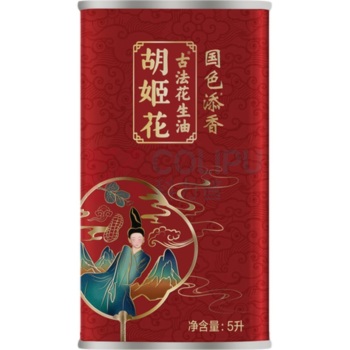 胡姬花 古法花生油 国色添香 5L*1桶 铁罐装