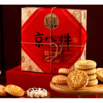 稻香村 糕点礼盒京八件北京特产传统老式茶点 400g
