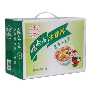 娃哈哈 Wahaha 木糖醇八宝粥礼盒 350g*12罐
