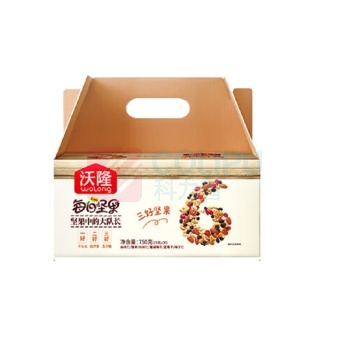 沃隆 WoLong 成人款坚果礼盒 25g/包 30包/盒 黄色包装