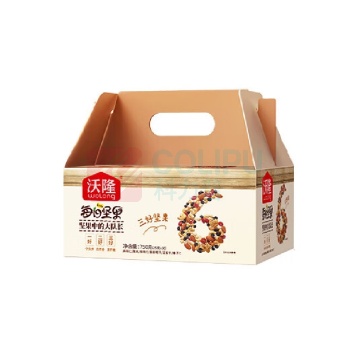 沃隆 WoLong 成人款坚果礼盒 25g/包 30包/盒 黄色包装