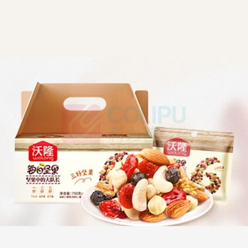 沃隆 WoLong 成人款坚果礼盒 25g/包 30包/盒 黄色包装