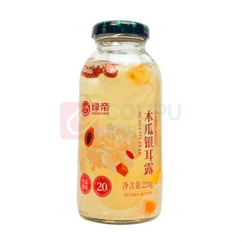 绿帝 GREEN KING 木瓜银耳露 1368款 228g*6