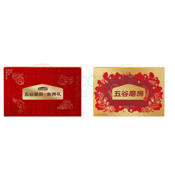 五谷磨房 食养礼经典款礼盒黑芝麻糊核桃芝麻黑豆粉 1638g
