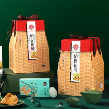 稻香村 稻香私房 端午礼粽子礼盒 蛋黄鲜肉粽蜜枣粽 1460g