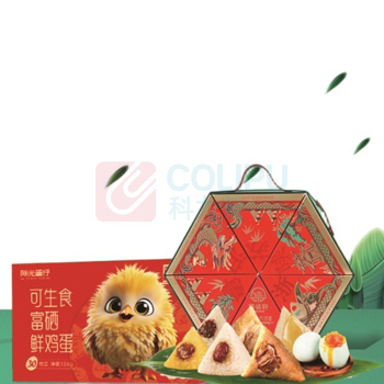 集味轩 集味轩集味六方粽子礼盒+阳光蛋仔-可生食富硒鲜鸡蛋 1550g+30枚